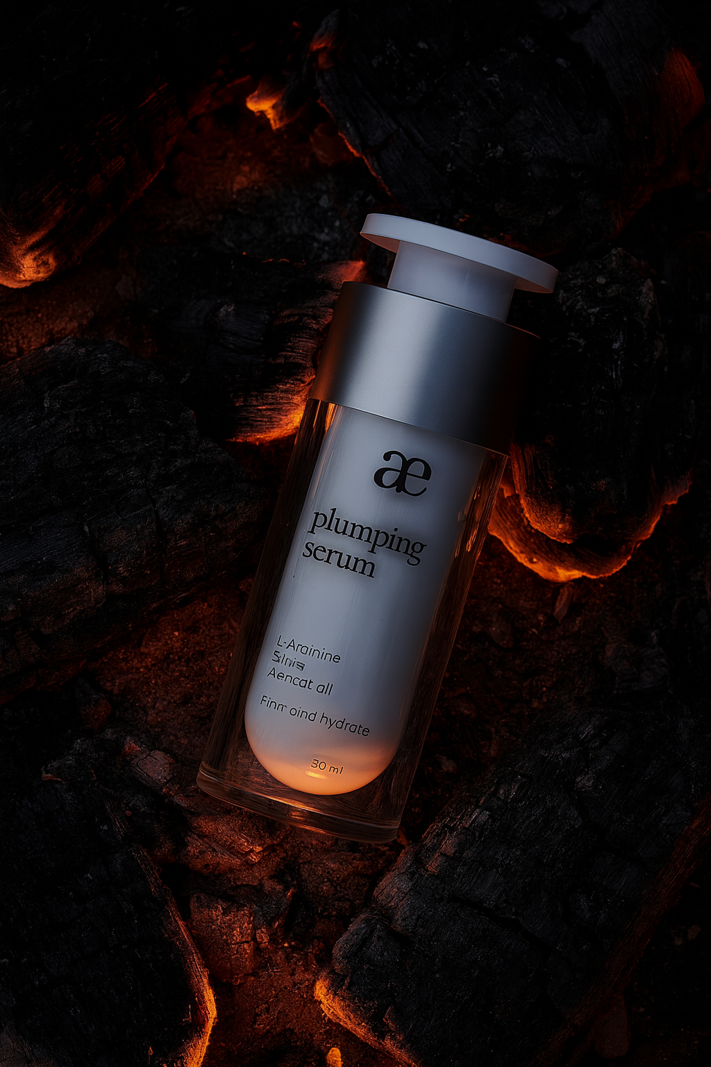 AE Plumping Serum in an amber scene